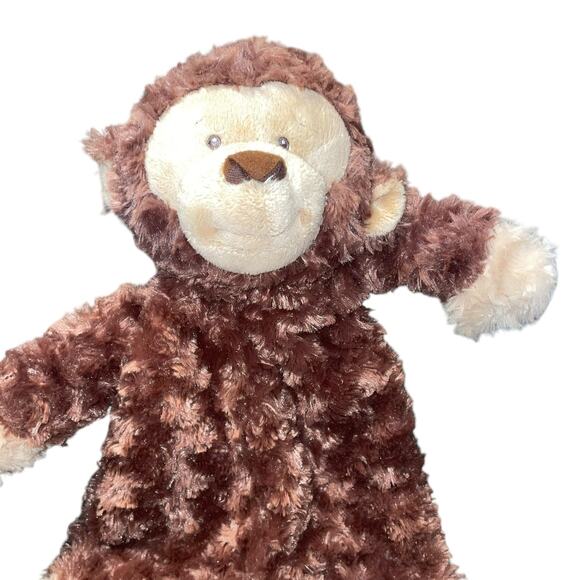 Baby Ganz Lovey Plush Flat A Pat Monkey Security Blanket Stuffed Animal 17” - Picture 5 of 13